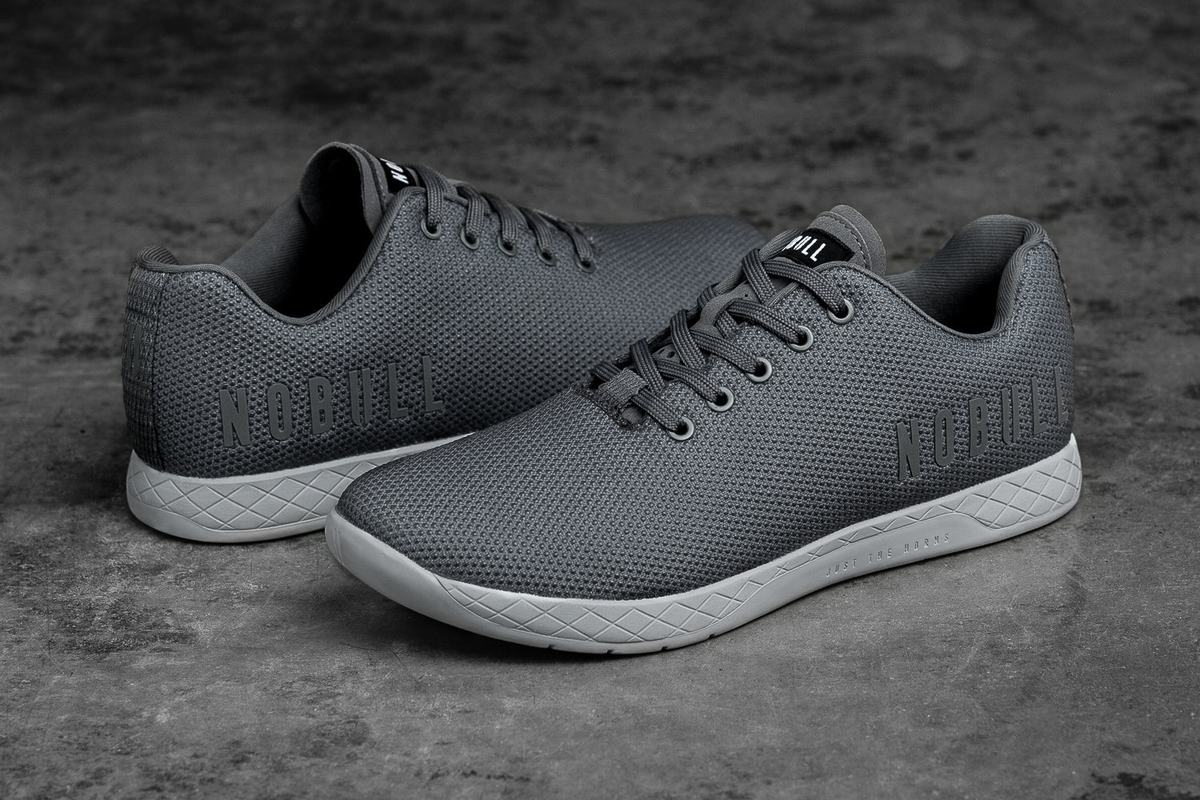 Nobull Superfabric Arctic Women's Trainers Dark Grey | Australia (GZ4728)